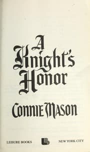 Tapa de A knight's honor
