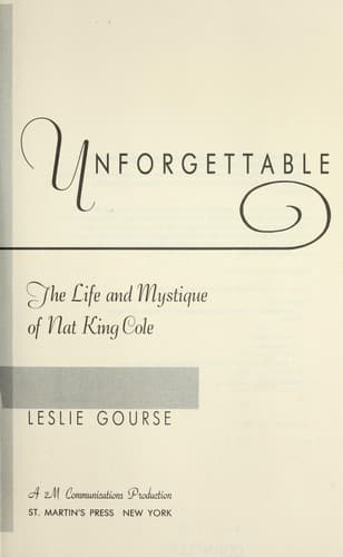 Tapa de Unforgettable