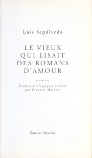 Tapa de Le vieux qui lisait des romans d'amour