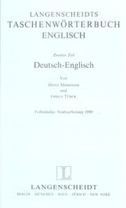 Tapa de Langenscheidts Taschenwo rterbuch Englisch