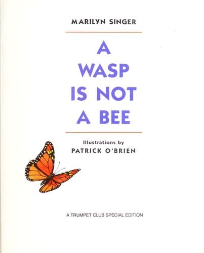 Tapa de A wasp is not a bee
