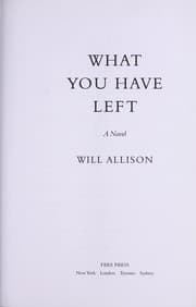 Tapa de What you have left