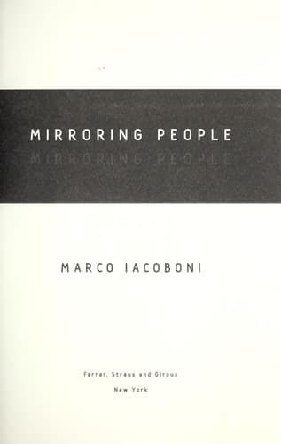Tapa de Mirroring people