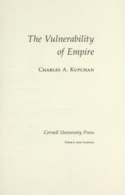Tapa de The vulnerability of empire