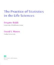 Tapa de The Practice of statistics in the life sciences