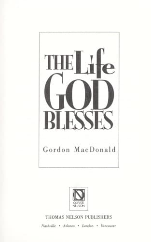 Tapa de The life God blesses
