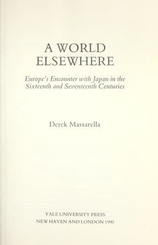 Tapa de A world elsewhere