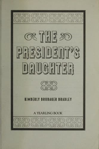 Tapa de The President's daughter