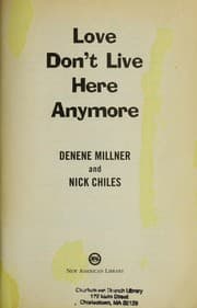 Tapa de Love don't live here anymore