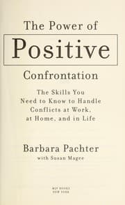 Tapa de The power of positive confrontation