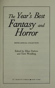 Tapa de The Year's Best Fantasy and Horror