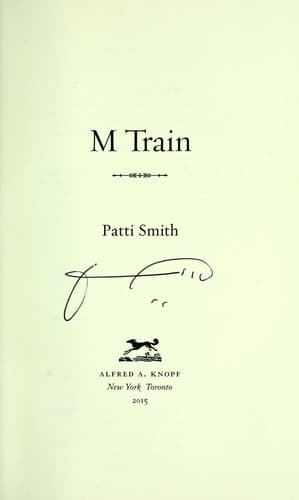 Tapa de M train
