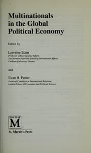Tapa de Multinationals in the global political economy