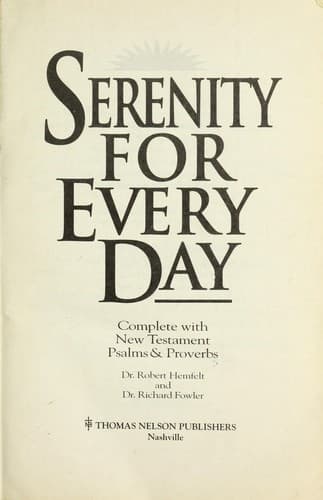 Tapa de Serenity for every day