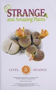 Tapa de Strange and amazing plants