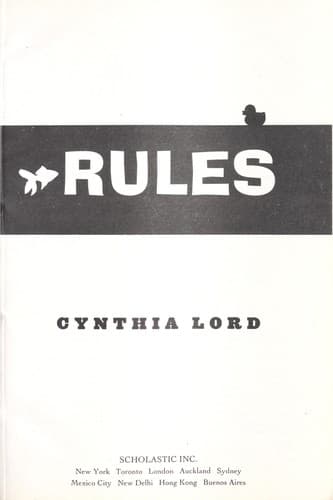 Tapa de Rules