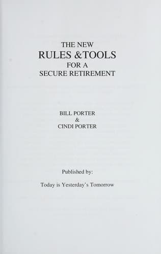 Tapa de The new rules & tools for a secure retirement