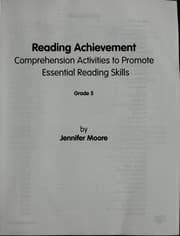 Tapa de Reading Achievement Grade 5