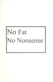 Tapa de No fat no nonsense