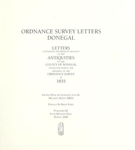 Tapa de Ordnance survey letters