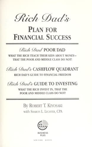 Tapa de Rich dad's plan for financial success