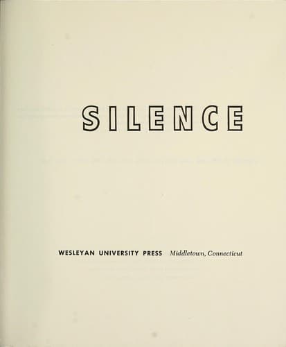 Tapa de Silence