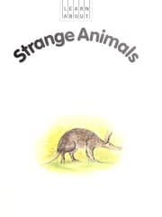 Tapa de Strange animals