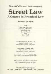 Tapa de Street law