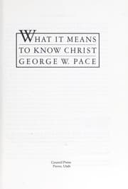 Tapa de What it means to know Christ