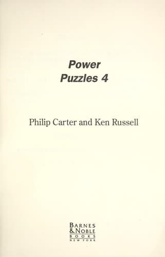 Tapa de Power puzzles 4