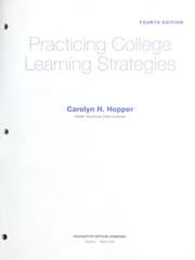 Tapa de Practicing college learning strategies