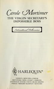 Tapa de The virgin secretary's impossible boss