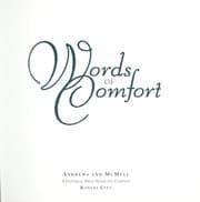 Tapa de Words of comfort