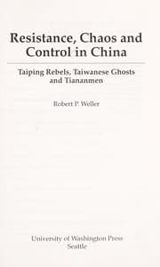 Tapa de Resistance, chaos, and control in China