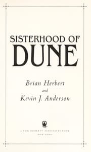 Tapa de Sisterhood of Dune