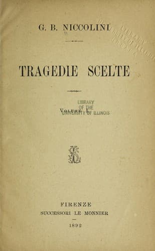 Tapa de Tragedie scelte ...