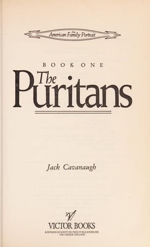 Tapa de The puritans