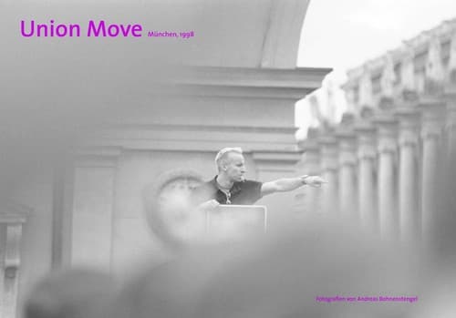 Tapa de Union Move. Buchentwurf