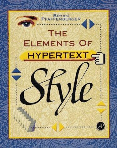 Tapa de The elements of hypertext style