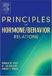 Tapa de Principles of hormone behavior relations