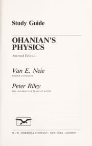 Tapa de Study guide, Ohanian's physics