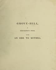 Tapa de Grove - Hill