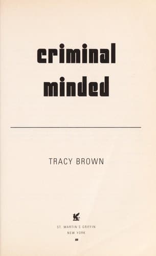 Tapa de Criminal minded