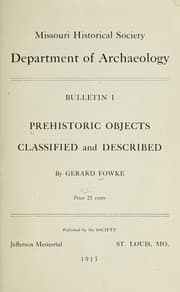 Tapa de Prehistoric objects classified and described