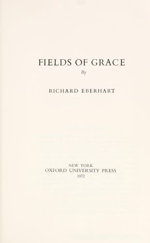 Tapa de Fields of grace