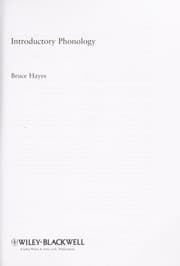 Tapa de Introductory phonology