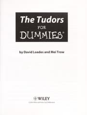 Tapa de The Tudors for dummies