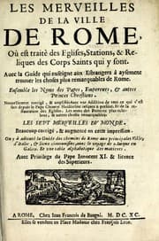 Tapa de Les merueilles de la ville de Rome