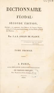 Tapa de Dictionnaire f©♭odal