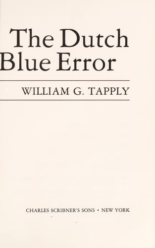 Tapa de The Dutch Blue Error